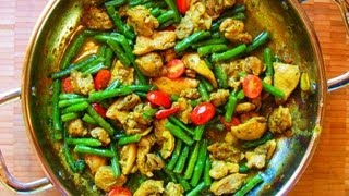 Classic Curry Chicken With String Beans [upl. by Basilio]