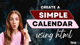 HTML Calendar learn HTML HTML Tutorial for beginners [upl. by Letnohs]