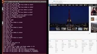 CVE20165969 Pure Offpath TCP attack demo by using a side channel in Recent Linux Kernel [upl. by Deland]