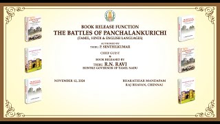 LIVE  BOOK RELEASE FUNCTION  THE BATTLES OF PANCHALANKURICHI [upl. by Dimitris667]