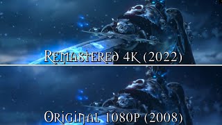 Wrath of the Lich King Remastered Cinematic vs Original [upl. by Saville15]