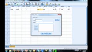 SPSS  Coding and Labeling Variables [upl. by Odnanreh443]