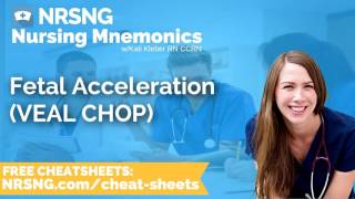 Fetal Acceleration VEAL CHOP Nursing Mnemonics Nursing School Study Tips [upl. by Roe]