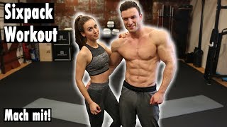 10 Minuten Sixpack Workout  EXTREM  Schaffst du es [upl. by Nuj]