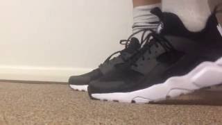 Nike Air Huarache Run Ultra  UnboxingOn Feet  Perfect Fit [upl. by Vaughn]