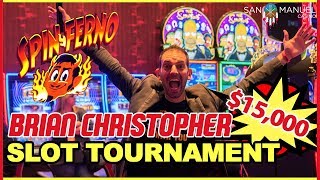 💰 15000 SLOT TOURNAMENT🙌 w Brian Christophers RUDIES 👫 ✦ San Manuel Casino in CA AD [upl. by Flanagan]