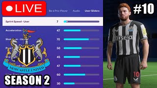 LIVE EA FC 24 Realistic Sliders Player Career Mode EP10 [upl. by Necaj]