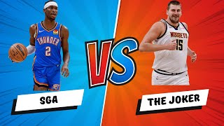 Oklahoma City Thunder DOMINATE the Denver Nuggets SGA wins round 1 vs Joker for MVP [upl. by Anirtik52]