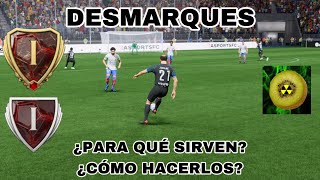 DESMARQUES EN EA FC 24 FIFA 24 Cómo hacerlos Para que hacer los desmarques automáticos y manuales [upl. by Medora]