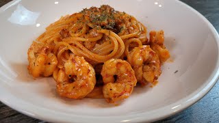 15 MINUTE Creamy Shrimp Gochujang Pasta [upl. by Ammann43]