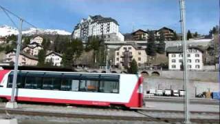 TRENINO ROSSO DEL BERNINA  Tirano  St Moritz  HD [upl. by Anewor]