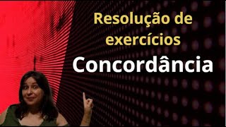 Resolução de exercícios concordância verbal e nominal [upl. by Anej146]