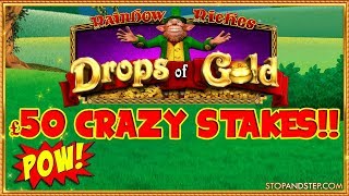 Drops of Gold £50 Mega Spins  CRAZY TILT MODE [upl. by Ofori]