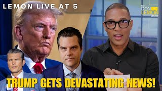 Lemon LIVE at 5  TRUMP GETS DEVASTATING NEWS  November 21st 2024 [upl. by Eiramyelhsa992]