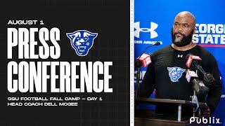 PRESSER GSU Football Fall Camp Day 1 w Head Coach Dell McGee  Football [upl. by Zirkle]