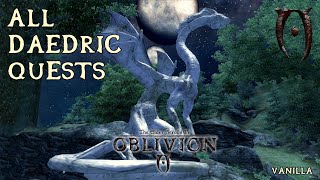 The Elder Scrolls IV Oblivion PC  ALL Daedric Quests [upl. by Aiel512]