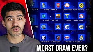 Champions League Round Of 16 Draw Reaction [upl. by Averat879]