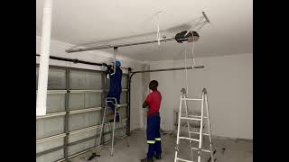 Aluminium garage door installation [upl. by Zampino781]