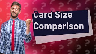 What is the size of TF card and SD card [upl. by Nadaha130]