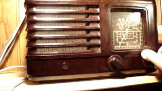 Old radio from Poland PIONIER U Diora [upl. by Odie757]