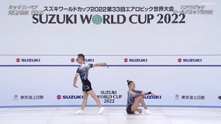 SUZUKI WORLD CUP 2022’ Pair Champion Mizuki Saito Riri Kitazume [upl. by Ramsdell213]