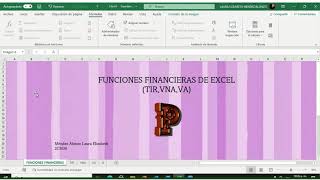 FUNCIONES FINANCIERAS EN EXCELTIRVNAVA [upl. by Zulch]