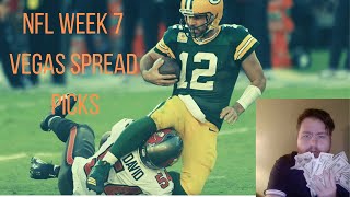 NFL WEEK 7 VEGAS SPREAD PICKS WITH LAWSON [upl. by Nilya178]