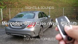 MercedesBenz C300 Facelift  Sights amp Sounds [upl. by Illa]