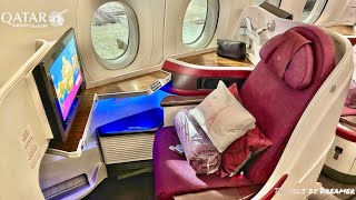 Qatar Airways A350 Business Class Review [upl. by Esinwahs]