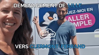 Déménagement de Lille à ClermontFerrand avec Rent and Drop [upl. by Marietta719]