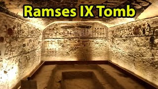 Ramses IX Tomb at the Valley of the Kings in Luxor Egypt [upl. by Johst]