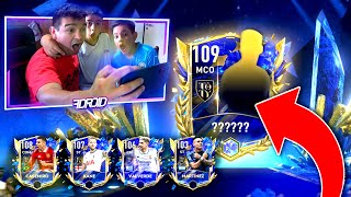 🤯 MIS HERMANOS SE PASAN FIFA 22 MOBILE  109 GRL  MEGA PACK OPENING TOTY [upl. by Qirat317]