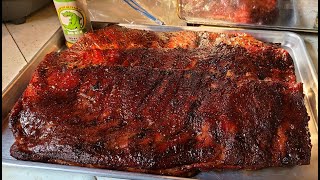 RealquotTexas StylequotSmoked BBQ Spare RibsSmokedGrilledBarbecue Chicken [upl. by Silado]