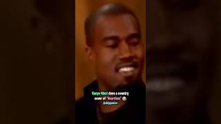 Kanye West Does a Country Cover of quotHeartlessquot 😂 [upl. by Janeczka]