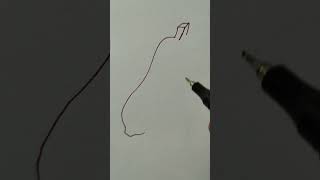 Draw a banana drawline easydrawing art drawing faceoutline [upl. by Marisa]