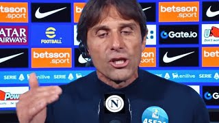 Antonio Conte intervista post InterNapoli 11quotINFURIATO CON IL VARquot [upl. by Nomaid]