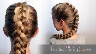 HOW TO DUTCH BRAID HAIR TUTORIAL 🙌🙌❤ [upl. by Cybil846]