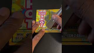 Power Shot lottery ticket it’s a win scratchofftickets scratchinaway lottery scratchers [upl. by Drucilla]