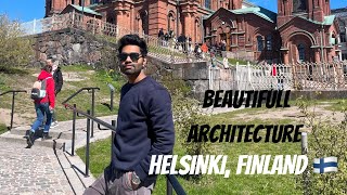 Finland 🇫🇮  Helsinki  Vlog  Beautiful Architecture city  Beautiful church ⛪️ [upl. by Latoya492]