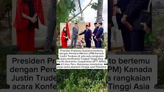 Presiden Prabowo bertemu dengan Perdana Menteri Kanada membahas kerja sama ekonomi hingga Palestina [upl. by Noellyn467]