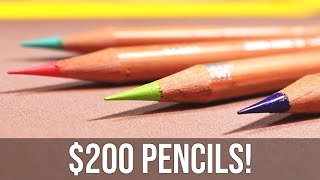 MOST EXPENSIVE COLORED PENCILS EVER Are they WORTH IT [upl. by Greene]