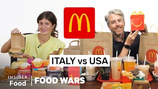 US vs Italy McDonalds  Food Wars  Insider Food [upl. by Mota]