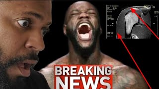 BREAKING NEWS 🔊🚨 DEONTAY WILDER CLAIMS HE HAD A BROKEN ARM DURING THE J PARKER amp ZHANG FIGHTS 🚨🔊❗️ [upl. by Aspasia24]