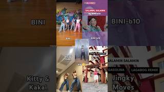 BINI  Salamin Salamin vs Salarin Salarin by BINIb10 dance 2  Whos better ytfeedshorts [upl. by Anol]