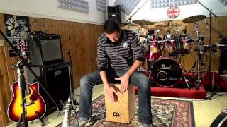 Bruno Mars  locked out of heaven  cajon cover by Andrea Mattia [upl. by Anivram]