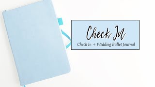 Checking In  Introducing My Wedding Bullet Journal [upl. by Nesilla]