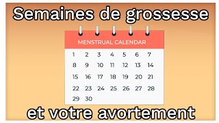 Les semaines de grossesse gestation et vos options davortement  Ami explique lavortement [upl. by Nezah]