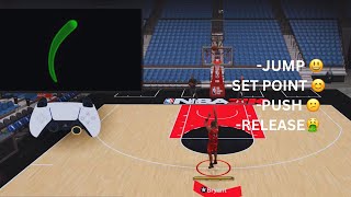 SHOT TIMING VISUAL CUE FROM FASTEST TO SLOWEST NBA 2K24 [upl. by Saffian]