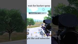 Wait for hacker spray 😱  shorts shortvideo ytshorts trending viral video pubg [upl. by Hoj]