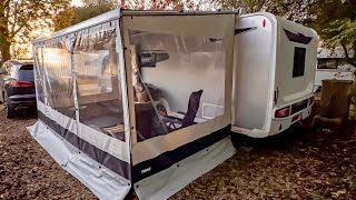 Breakdown Thule Omnistor 6300 with rain blocker sides Buccaneer Bermuda [upl. by Erny165]